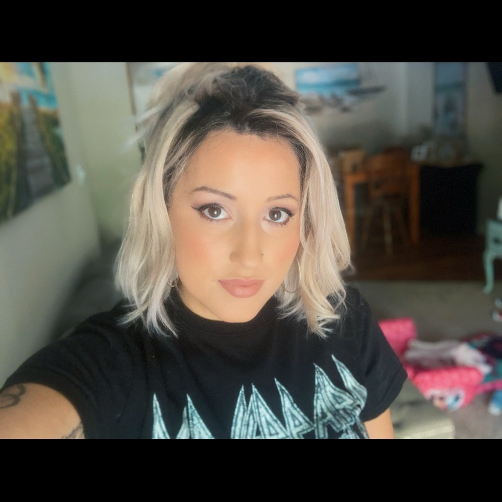 Human hair blonde  wig